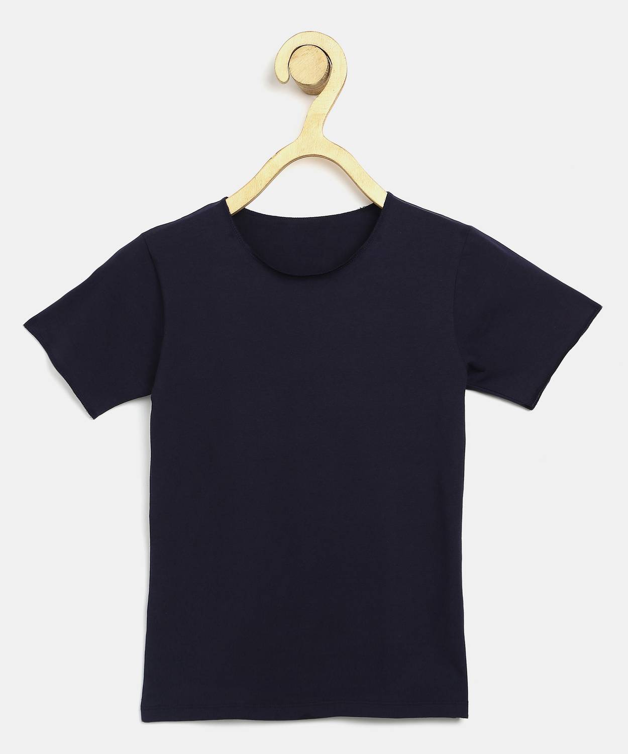 bfb Boys Solid Cotton Blend Regular T Shirt