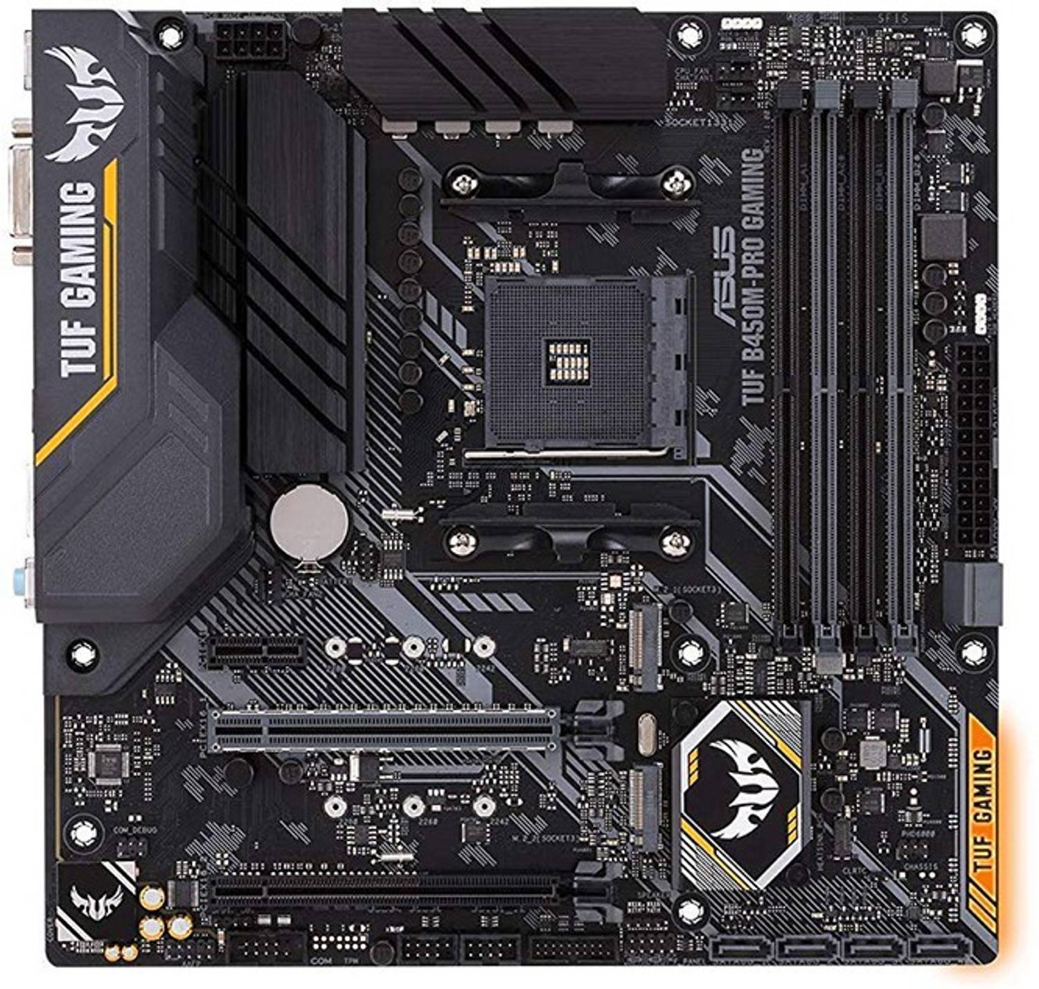 ASUS TUF B450M PRO GAMING AM4Socket ATX AMD B450 Chipset DDR4