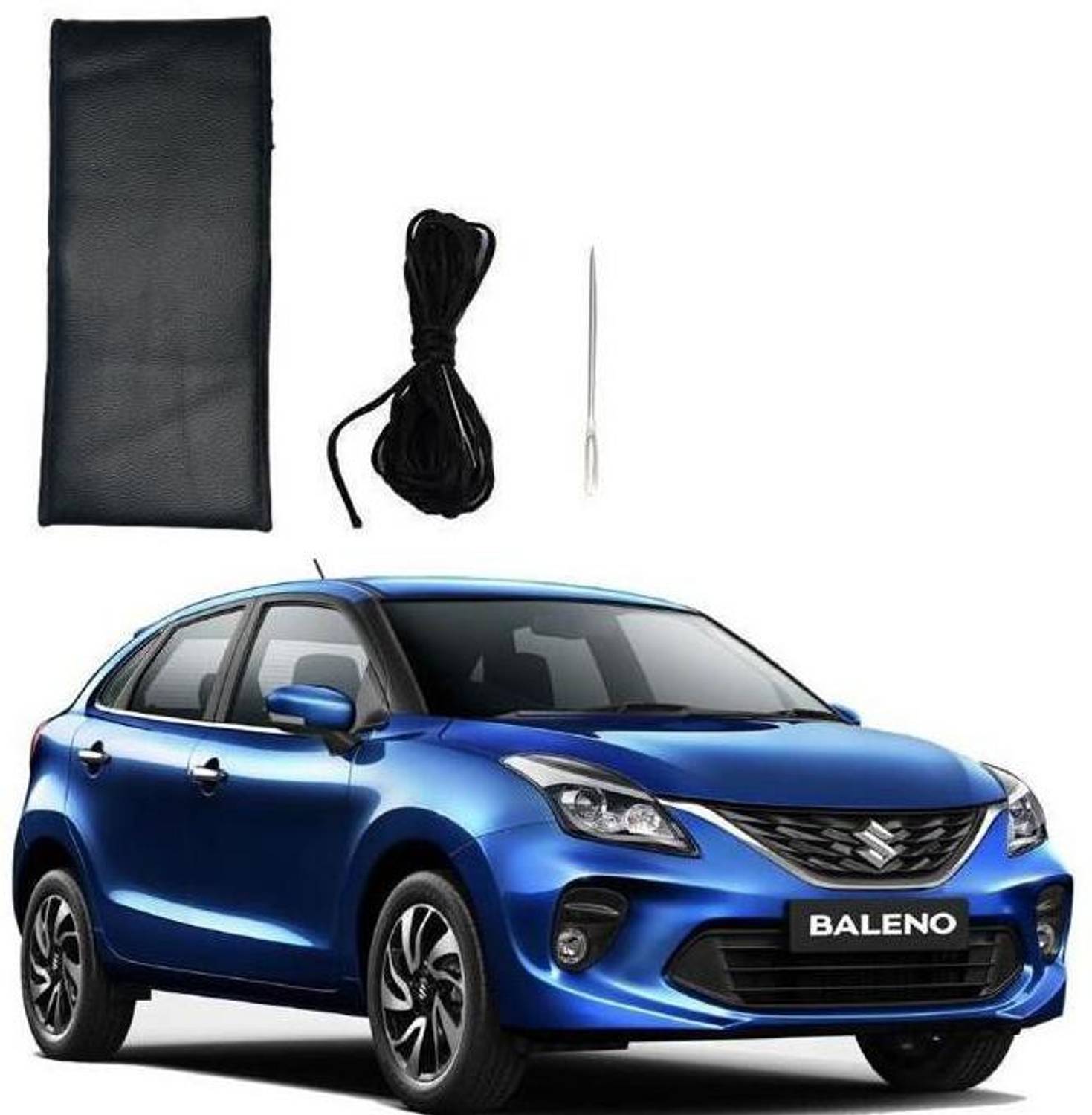 arneja trading company Hand Stiched Steering Cover For Maruti Baleno
