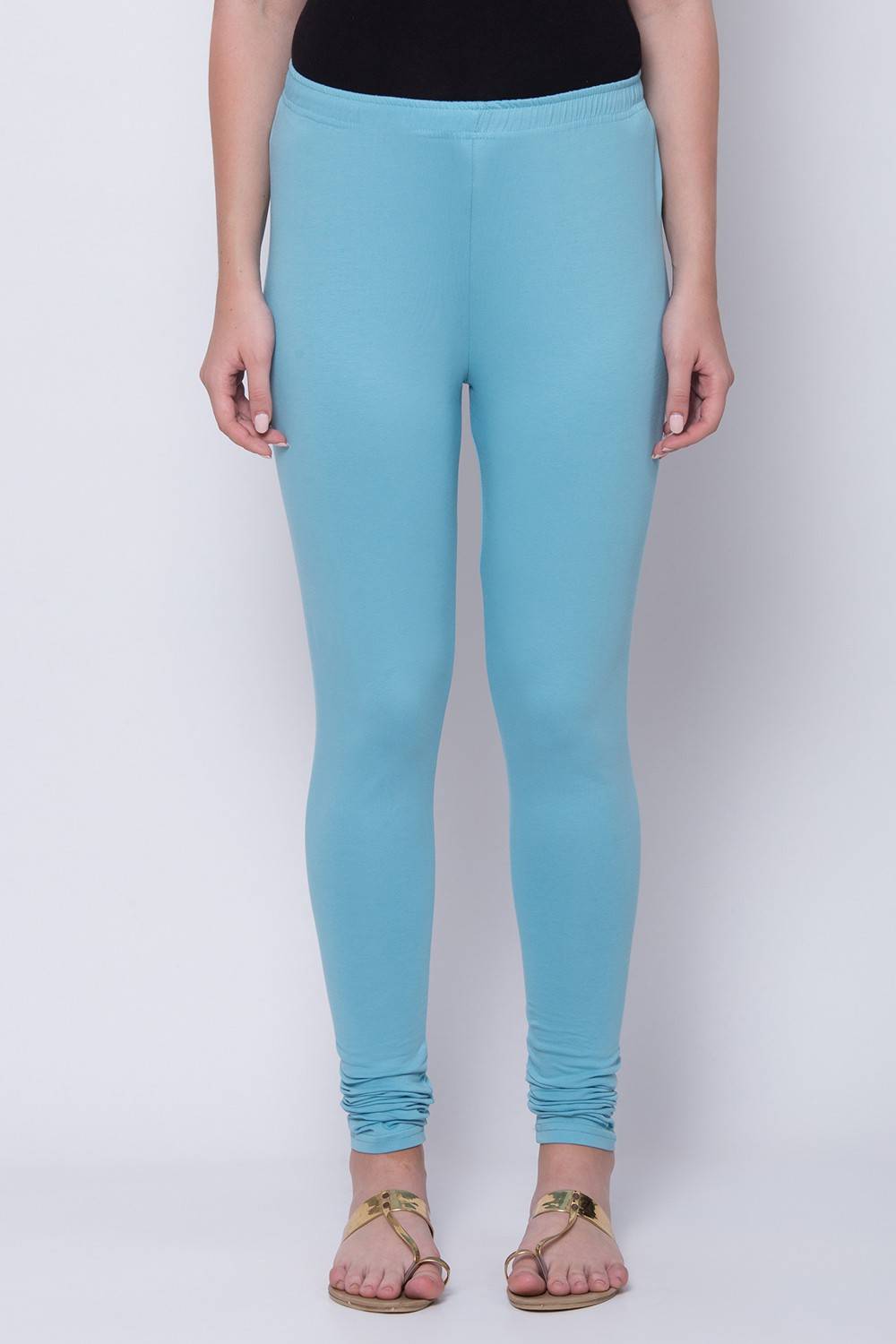 BIBA Cotton Lycra Blend Women Churidar
