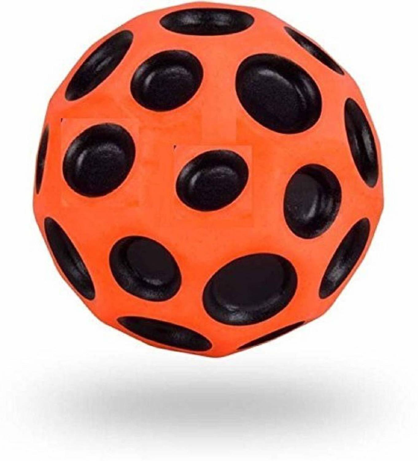 Amaflip Super Bouncy Moon Crater Texture Ball Anti Stress Ball (Pack of 1, Multicolor) Foam Ball