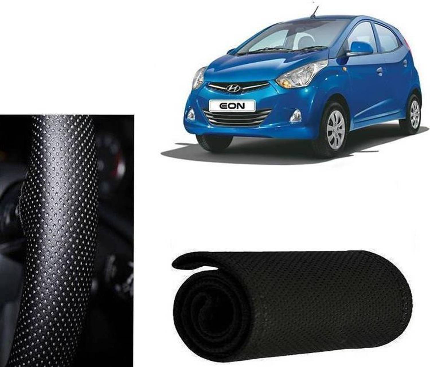 arneja trading company Hand Stiched Steering Cover For Hyundai Eon