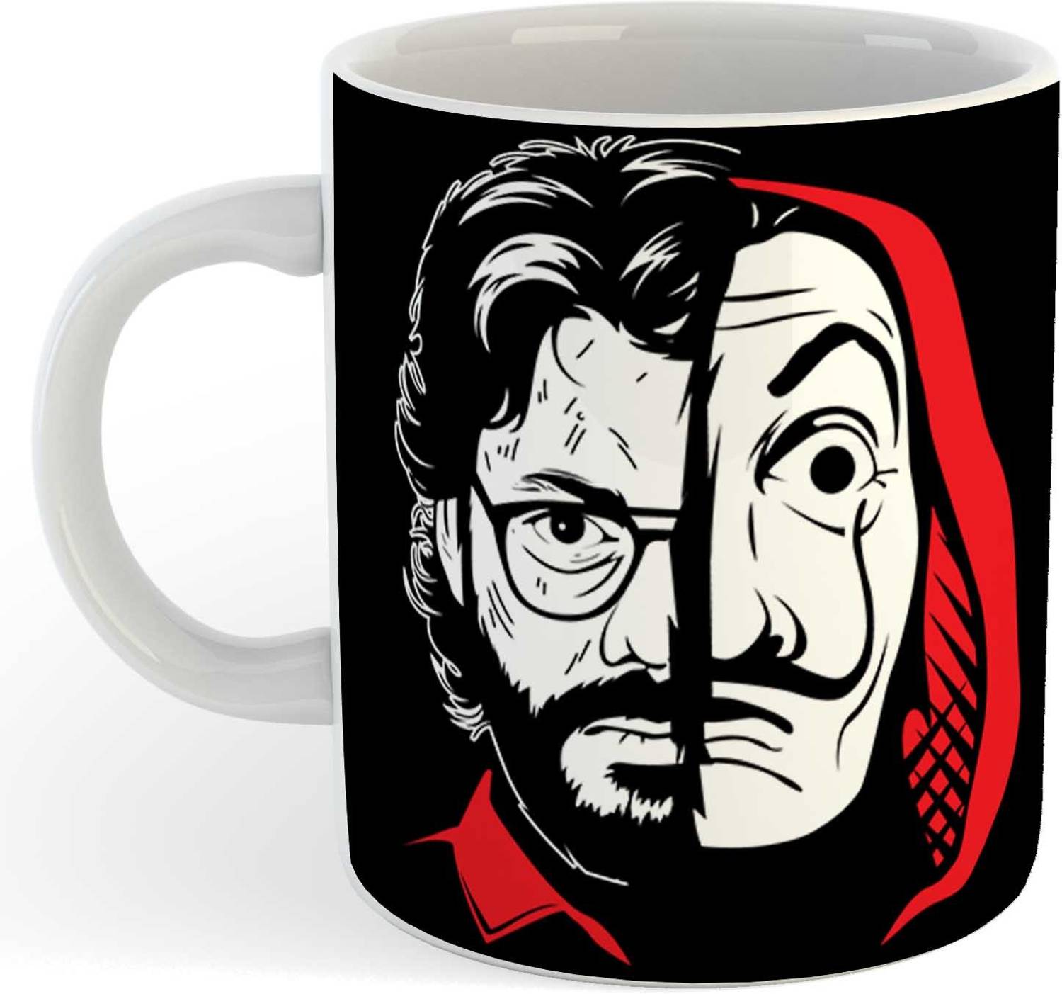 BuyAmaze Netflix Famous Money Heist Professor Design Ceramic Coffee Mug
