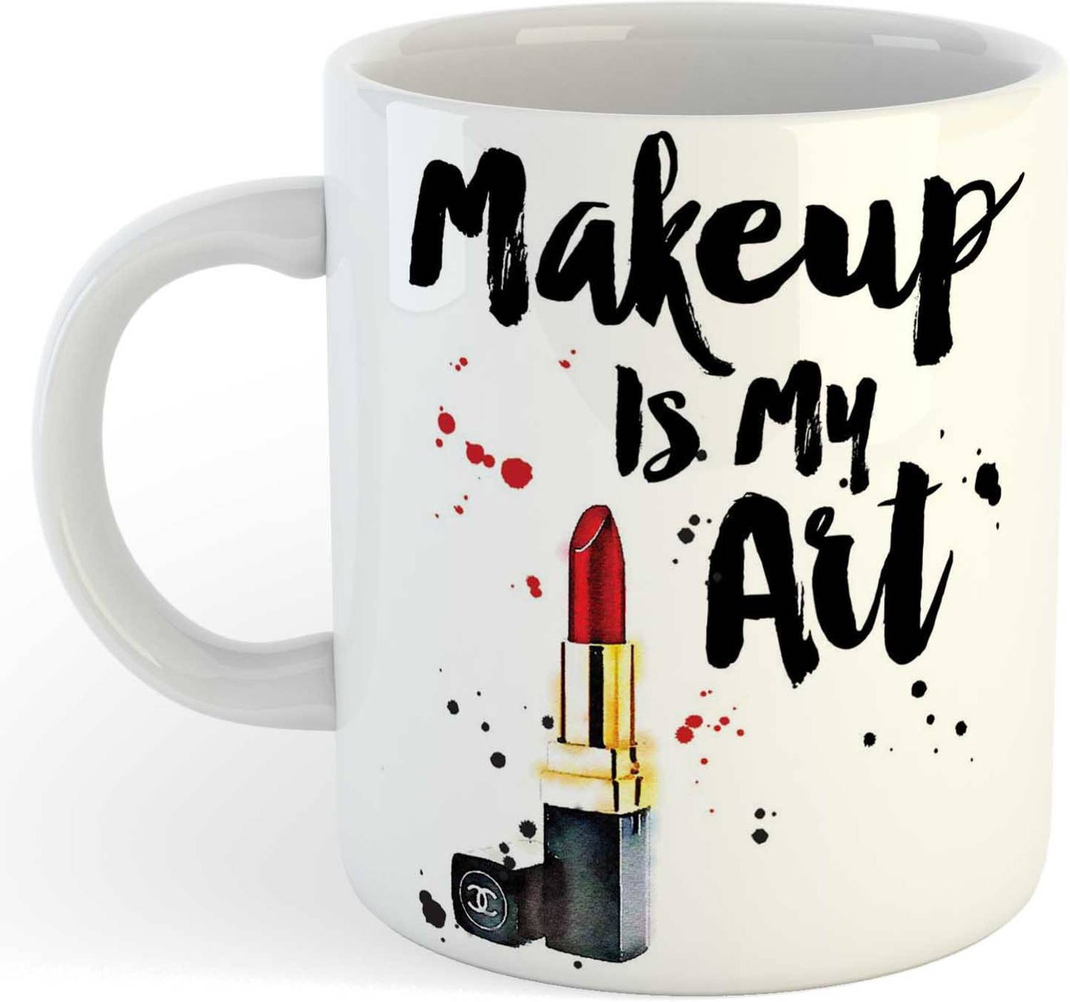 BuyAmaze Makeup is my Art for Girls Ladies Design Ceramic Coffee Mug