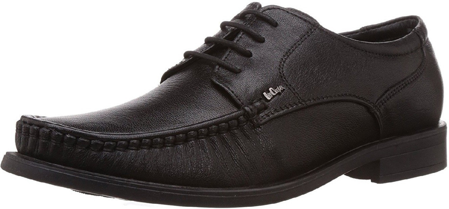 Image of LEE COOPER Lace Up For Men (Black, 9)