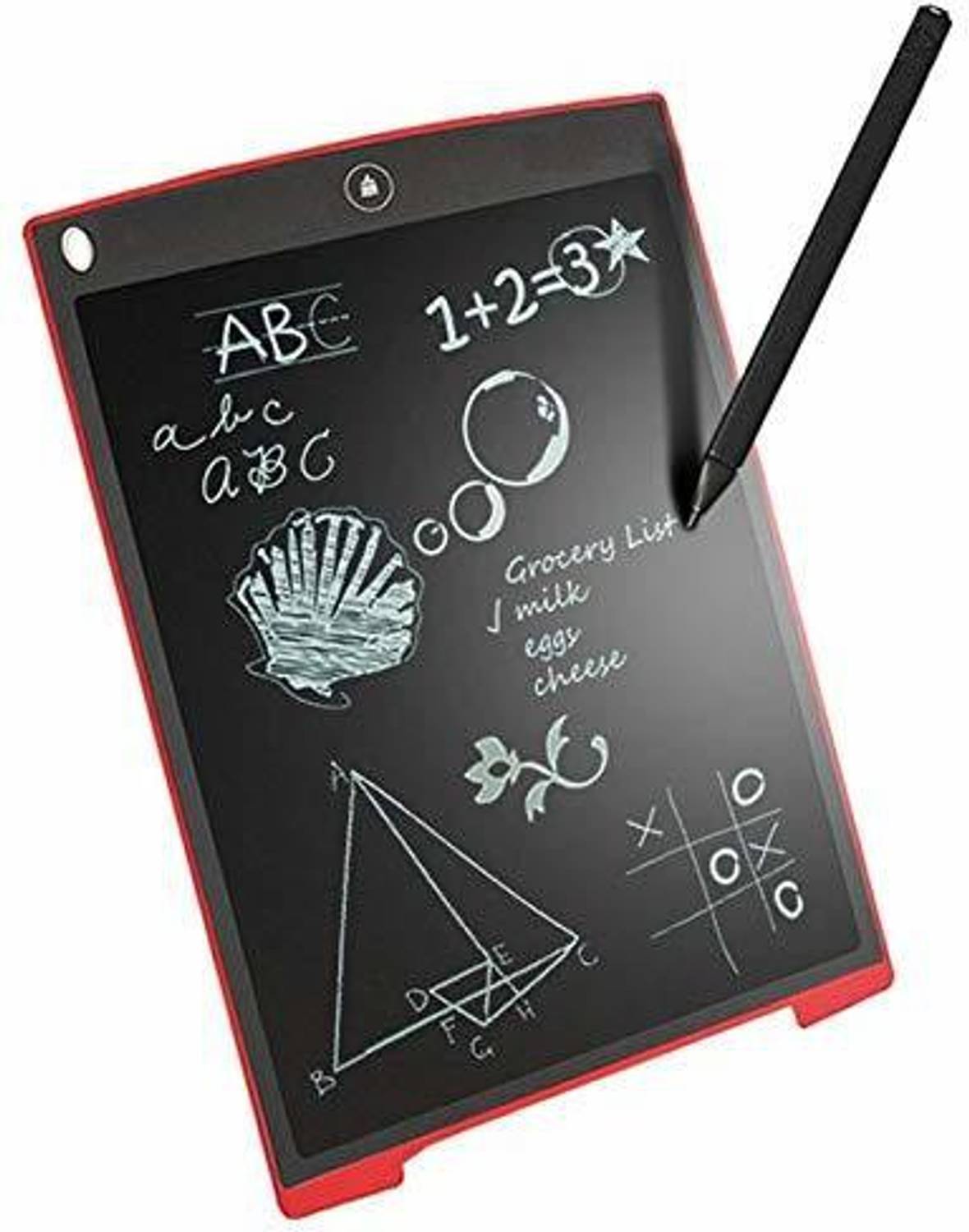 amesco High 8.5 Inch Writing Tablet/Drawing Board/Doodle Board/Writing Pad with 2 Magnets- Reusable Portable Ewriter Educational Toys, Gift for Kids Student Teacher Adults