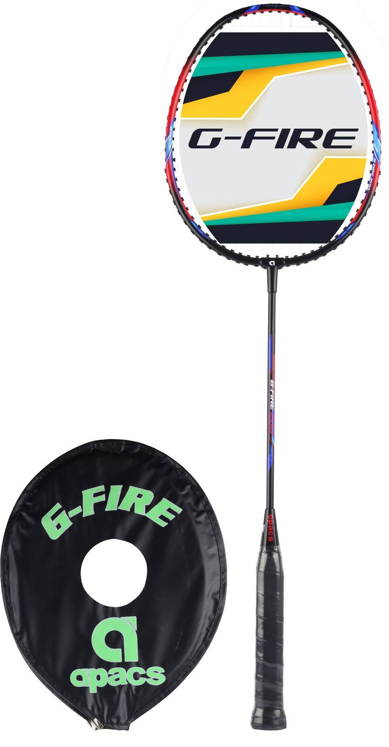 apacs G-Fire 200 Black, Red Strung Badminton Racquet