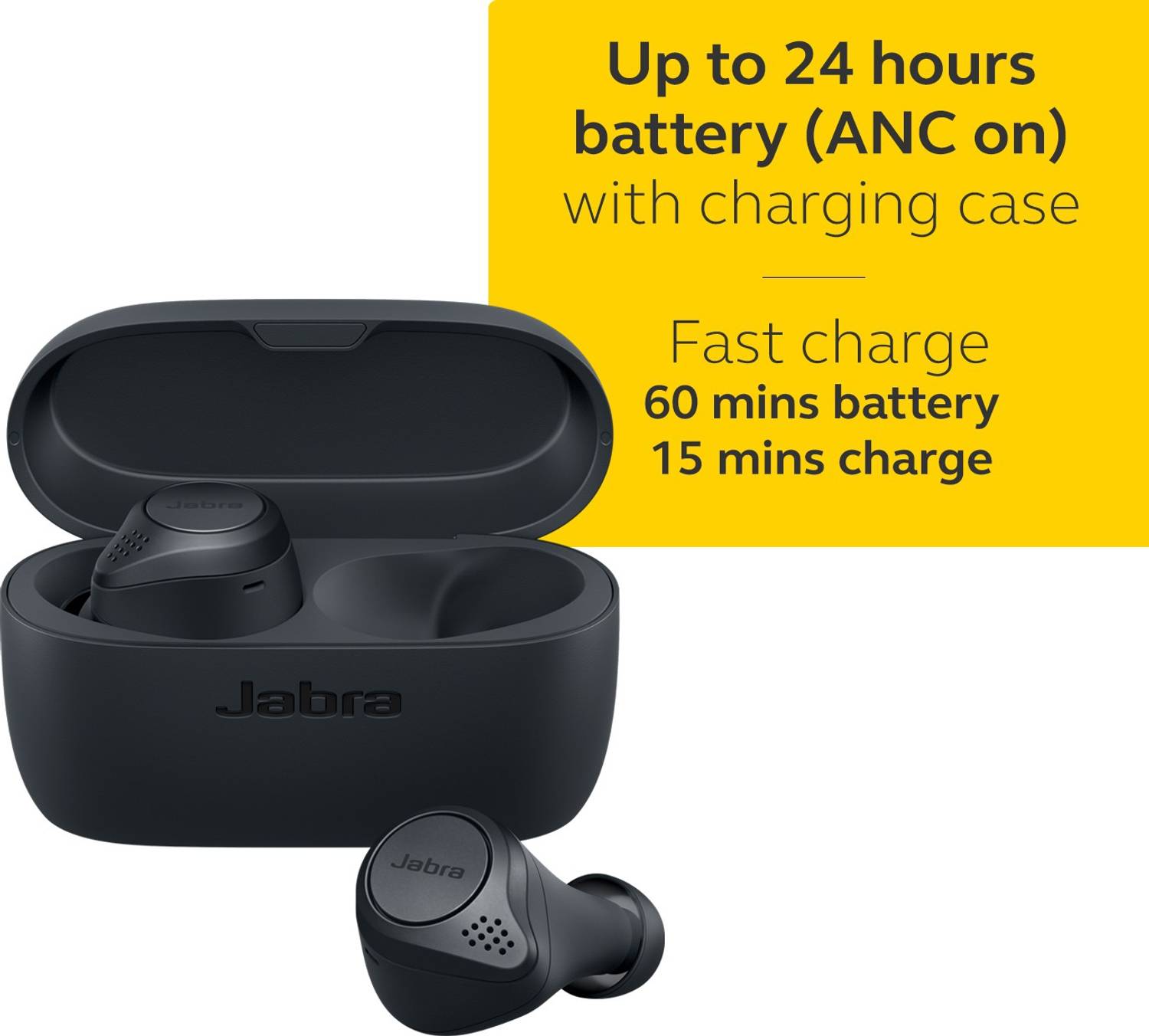JABRA Elite Active 75t Active Noise Cancellation enabled Bluetooth