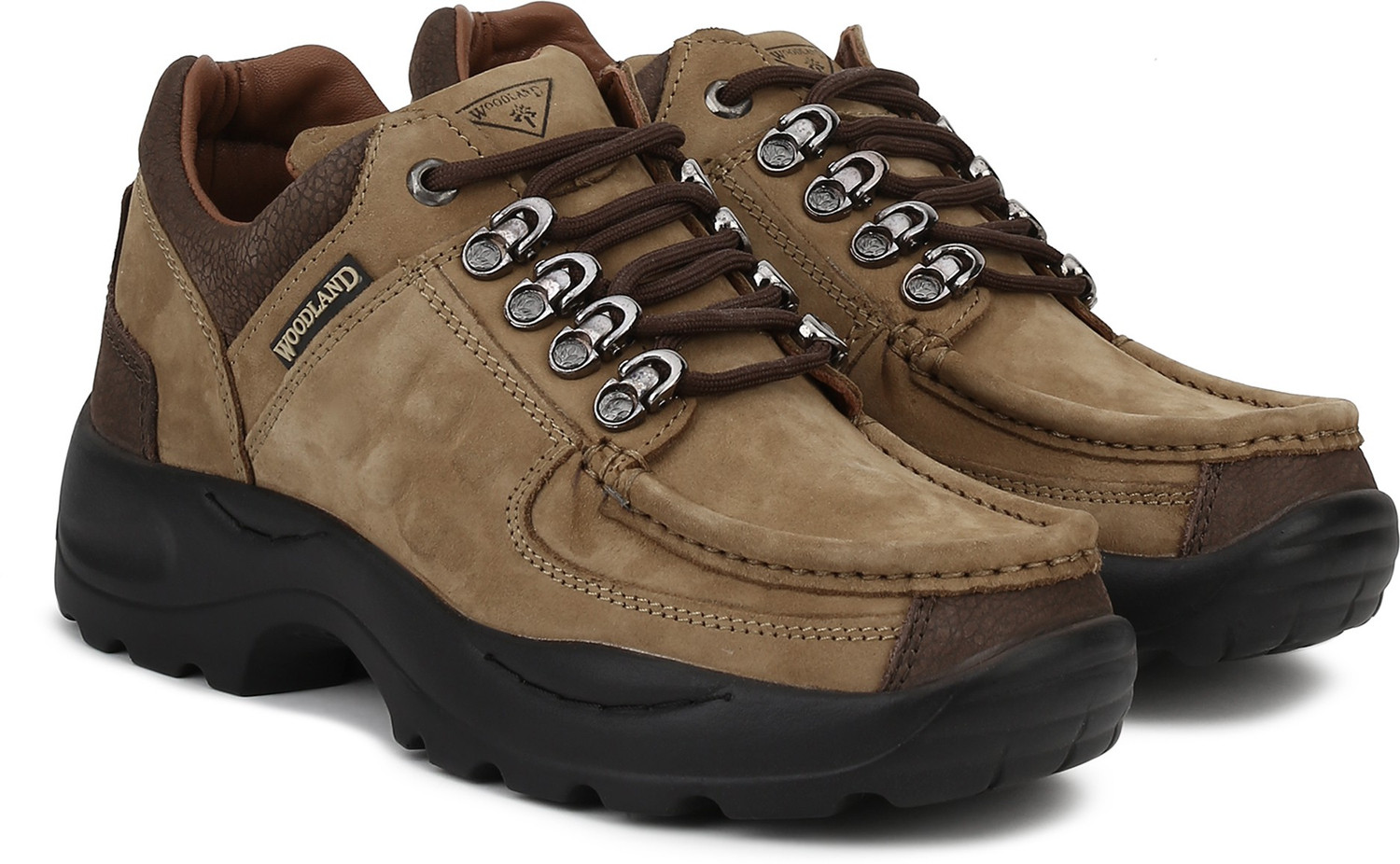 Image of WOODLAND Lace Up Lightweight Breathable Comfortable Daily Use Outdoor For Men