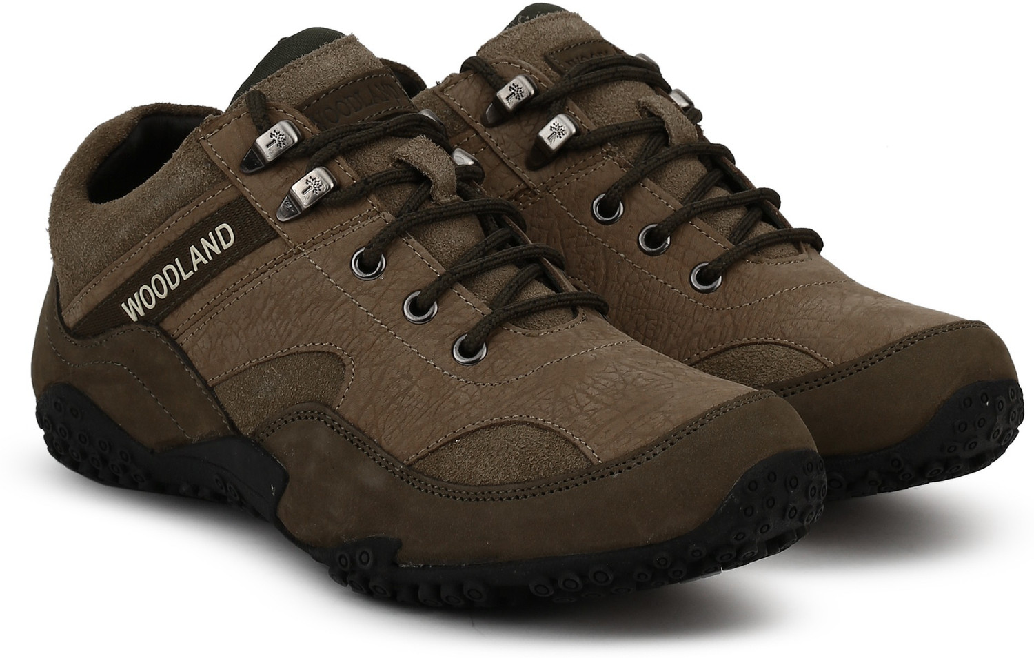 Image of WOODLAND Lace Up Lightweight Breathable Comfortable Daily Use Casuals For Men