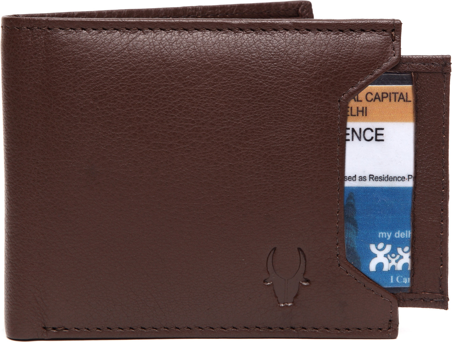 Image of WILDHORN Men Casual Brown Genuine Leather Wallet
