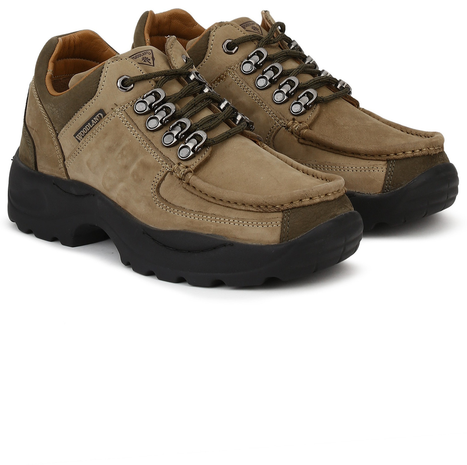 Image of WOODLAND Lace Up Lightweight Breathable Comfortable Daily Use Casuals For Men