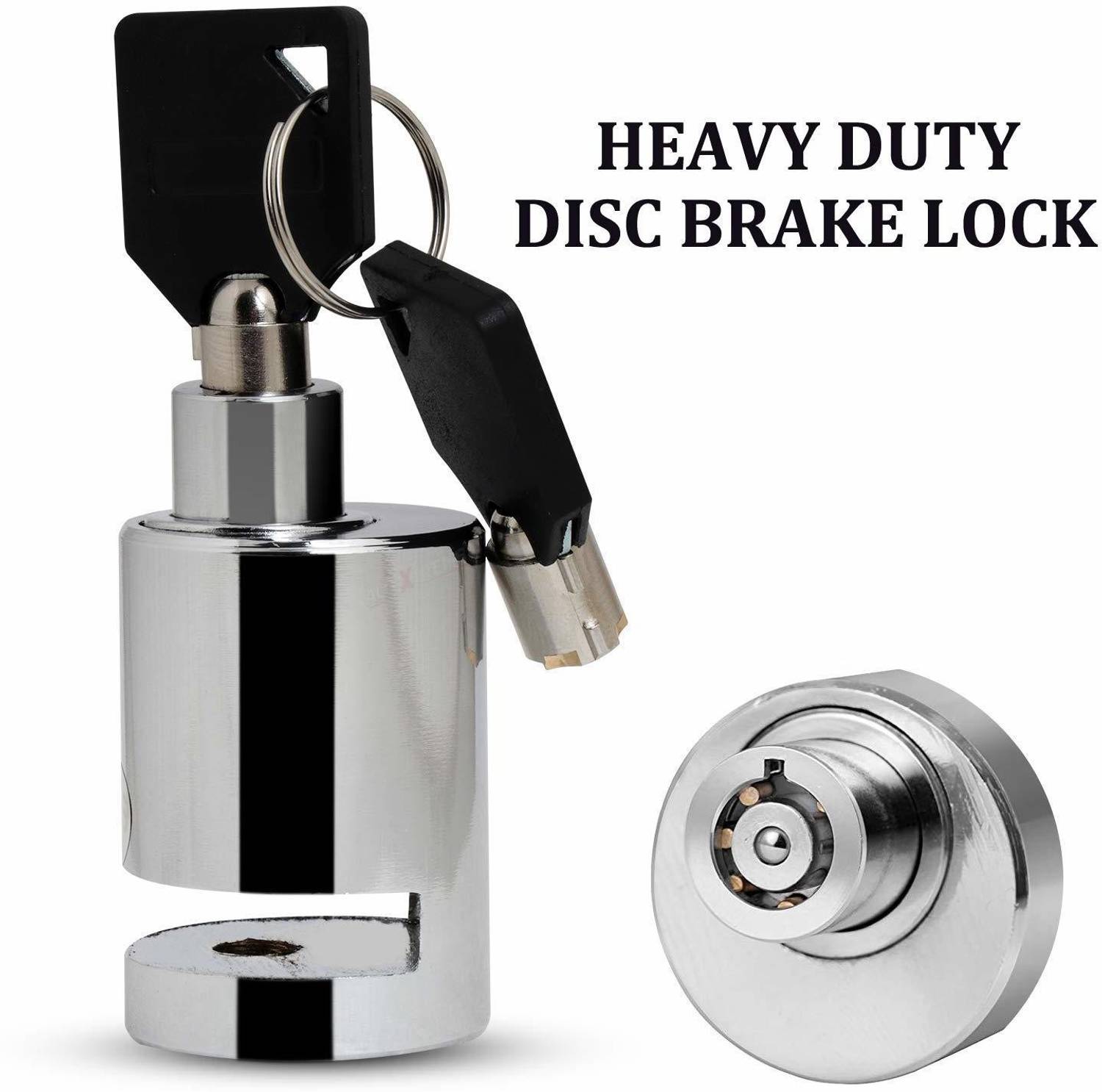 AutoGnix AGN Heavy Duty Disk Brake Safety Lock Disc Lock (Steel) Disc Lock