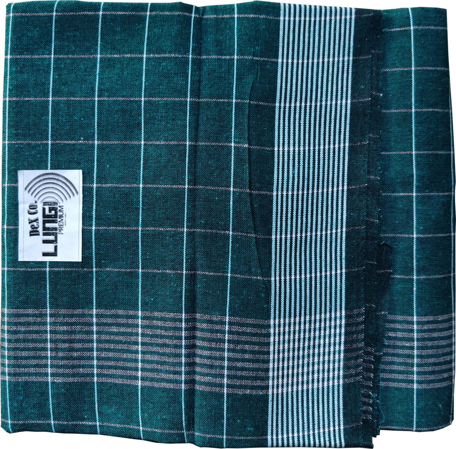 Image of DeX Co. Checkered Green Lungi