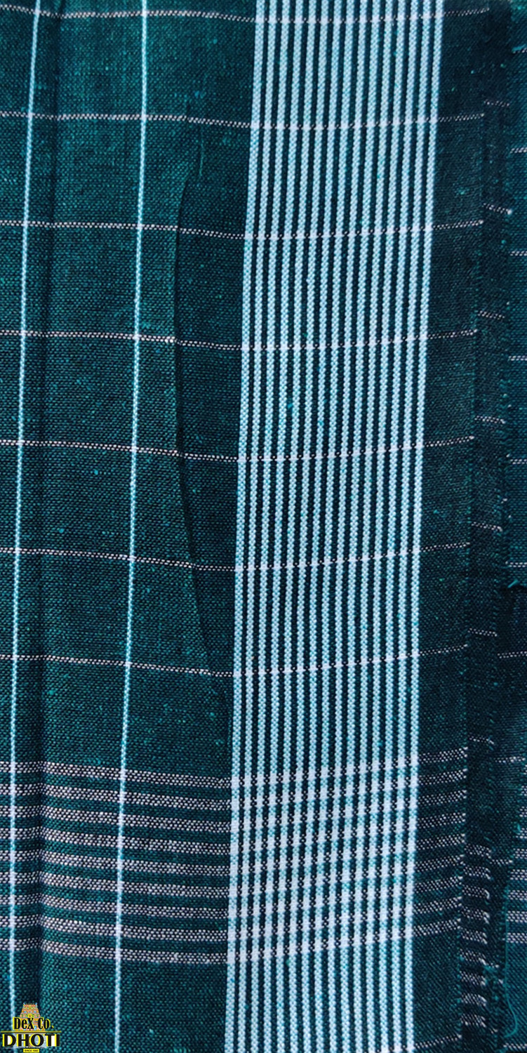 Image of DeX Co. Checkered Green Lungi