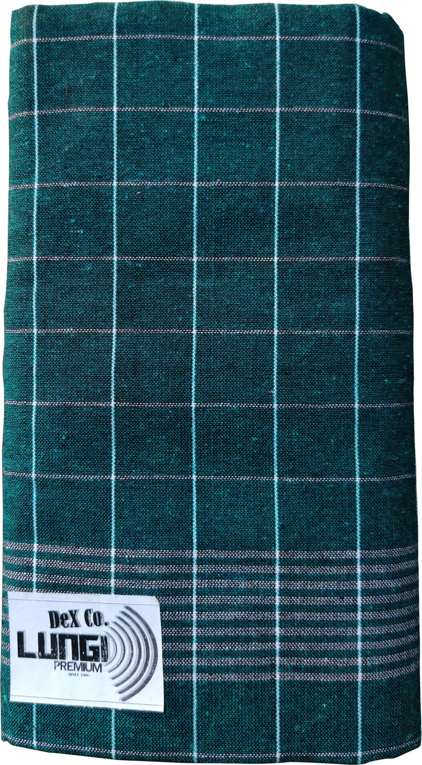 Image of DeX Co. Checkered Green Lungi