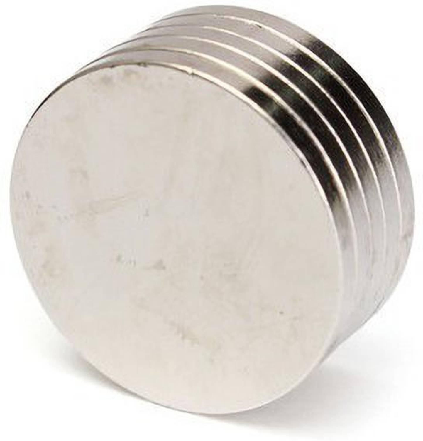 ART IFACT 5 Pieces of 18mm x 2mm Neodymium Magnets - N52 Disc / Cylindrical magnets - Rare Earth NdfeB Fridge Magnet, Multipurpose Office Magnets, Magnetic Paper Holder Pack of 5