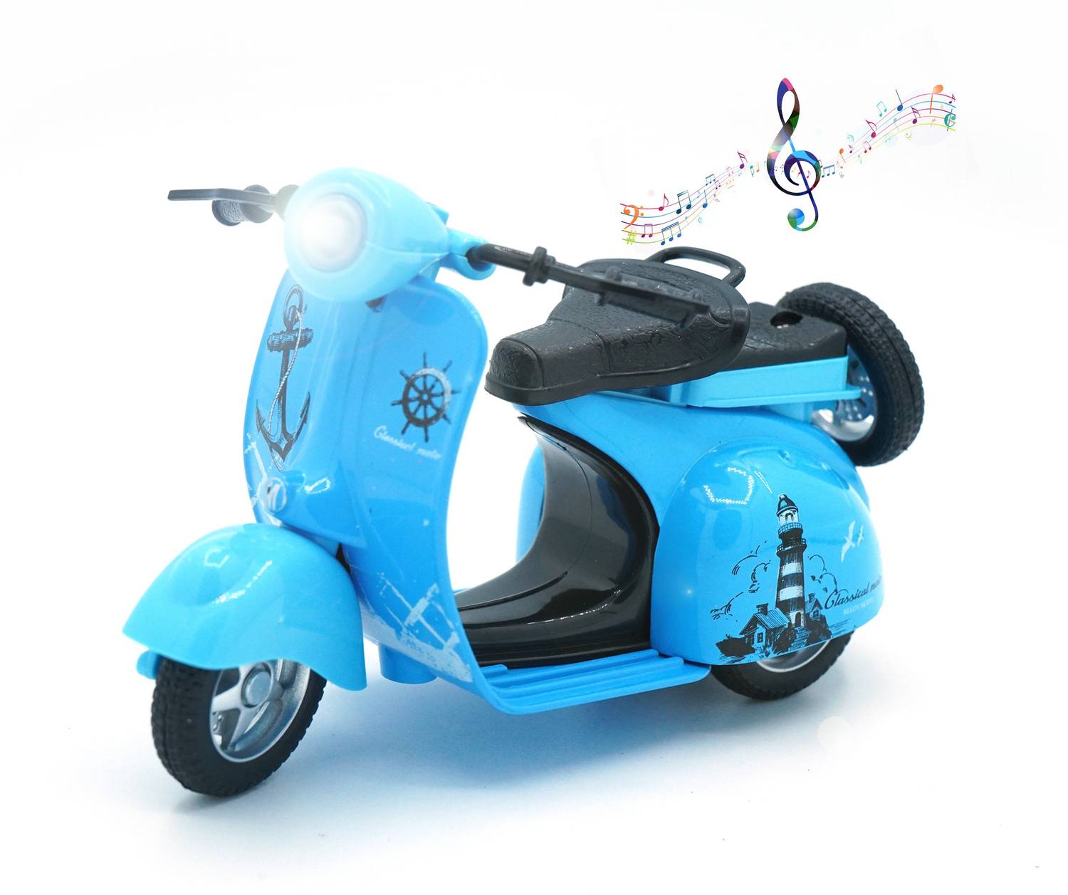 Toyshack 1:14 Pull Back motorcycle