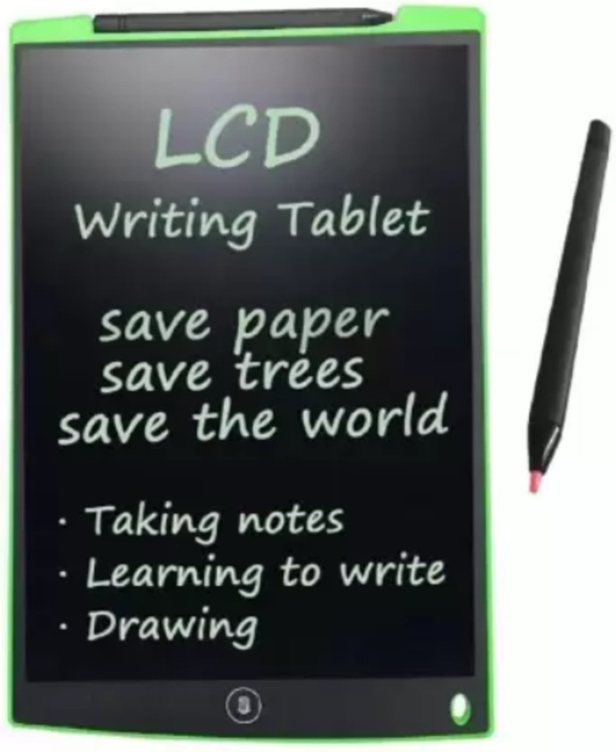 Image of JOYNAA LCD Writing Tablet, 8.5-inch Writing Board Doodle Board Drawing Pad with Newest LCD Pressure-Sensitive Technology, Gifts for Kids & Adults ( Multiple Colours ) (Red, White, Green, Blue)