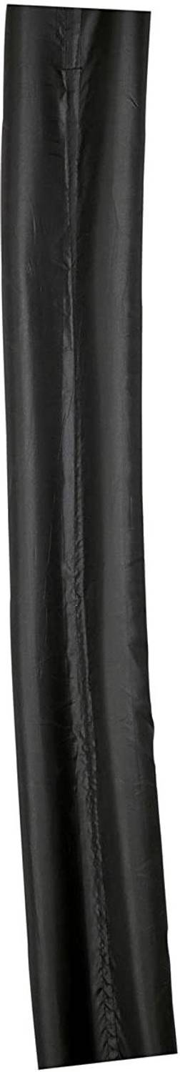 4square 4s Twin Door Draft Fabric Cover Guard Door Gap Sealer - Stop Unwanted Dust, Insects, Light from Door Washable (Black, Pack of 1) Door Mounted Door Stopper