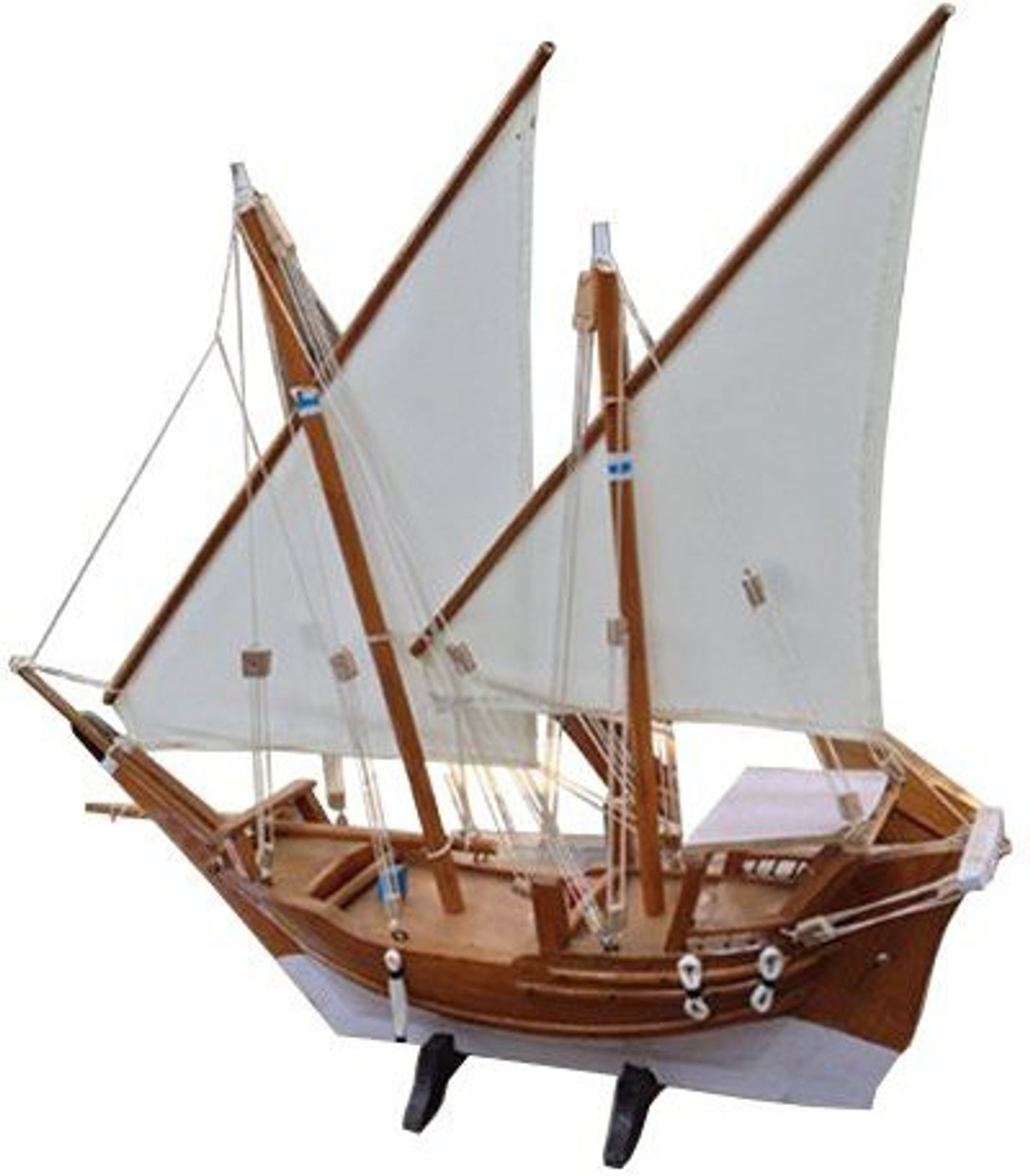 Image of Nimton Kerala Uru, Wooden shipwith Dimension (L : 73 | H : 73 | W : 10 CM) Decorative Showpiece - 49 cm