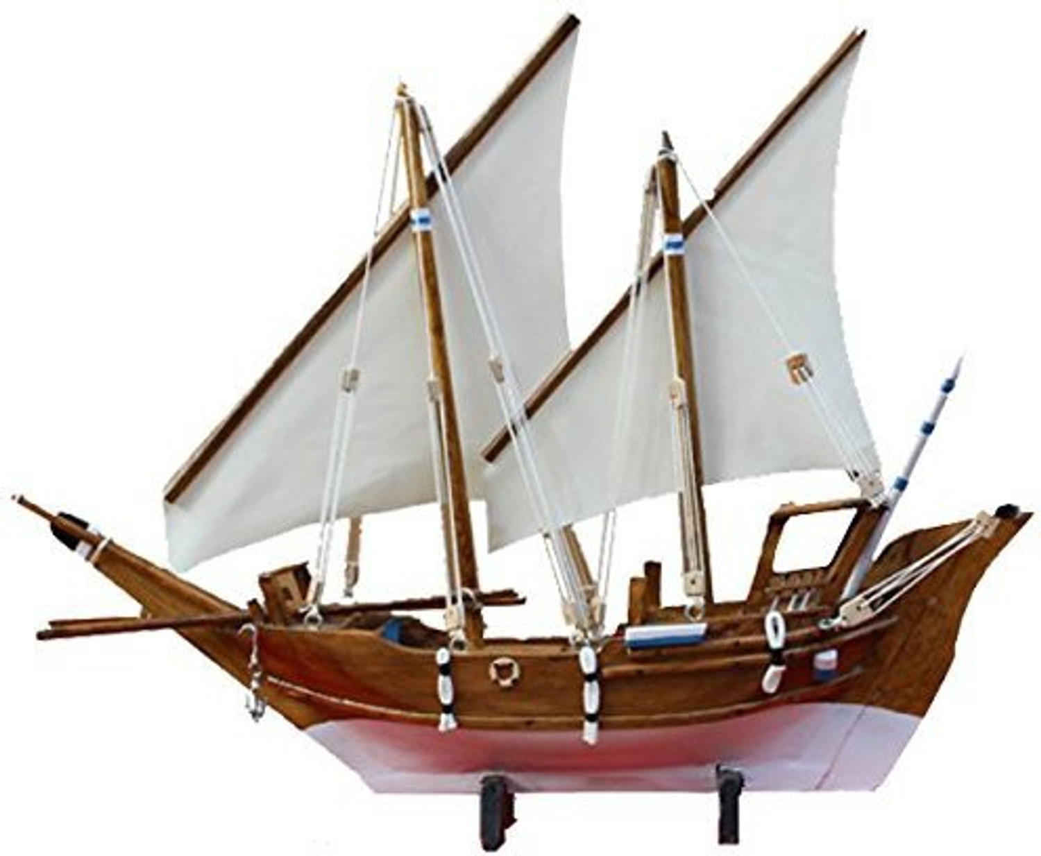 Image of Nimton Kerala Uru, Wooden shipwith Dimension (L : 73 | H : 73 | W : 10 CM) Decorative Showpiece - 49 cm