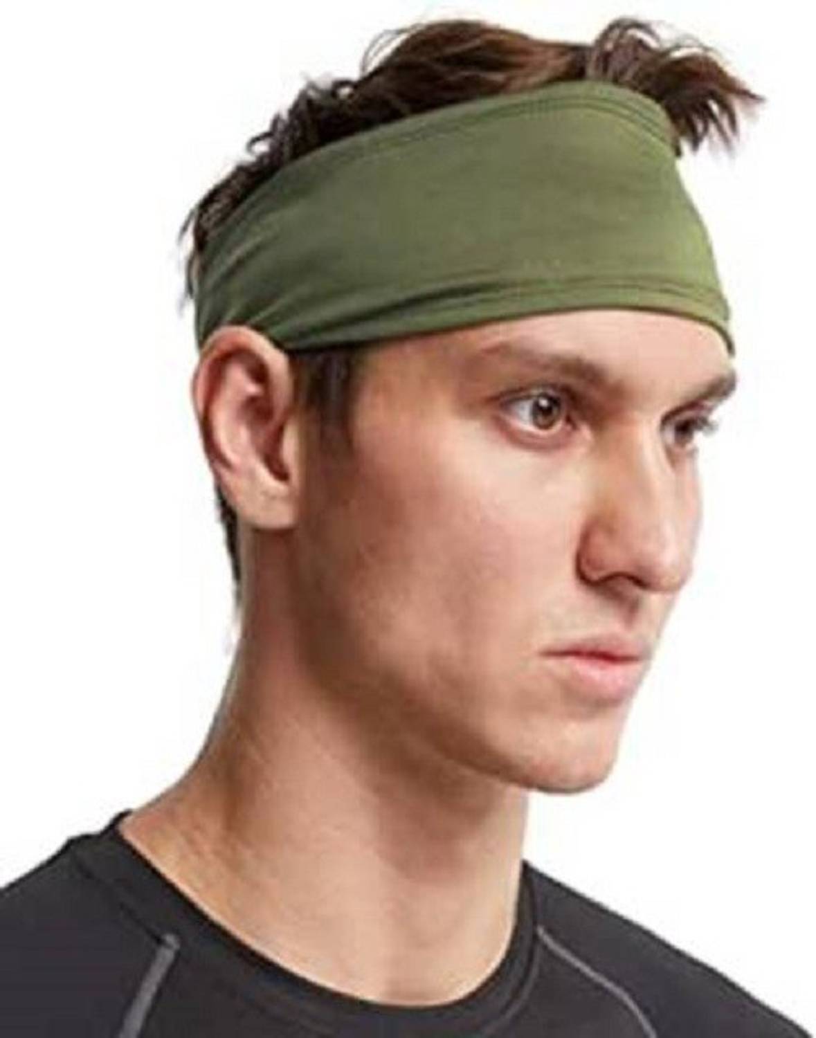 Bismaadh Mens Headband Sports Running Sweat Head Band Fitness Band