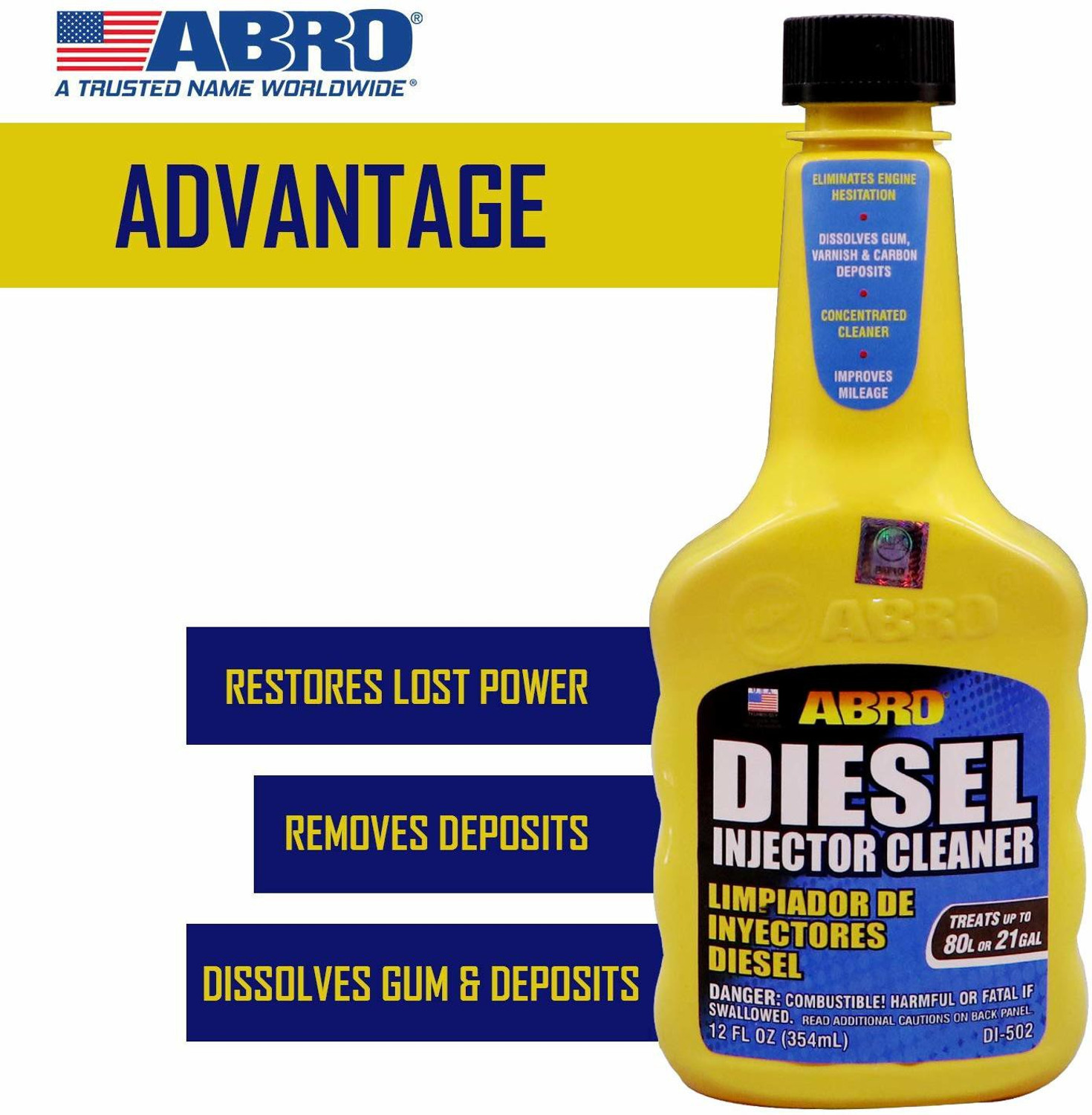 Image of ABRO DI-502 Diesel Injector Cleaner Filter Oil
