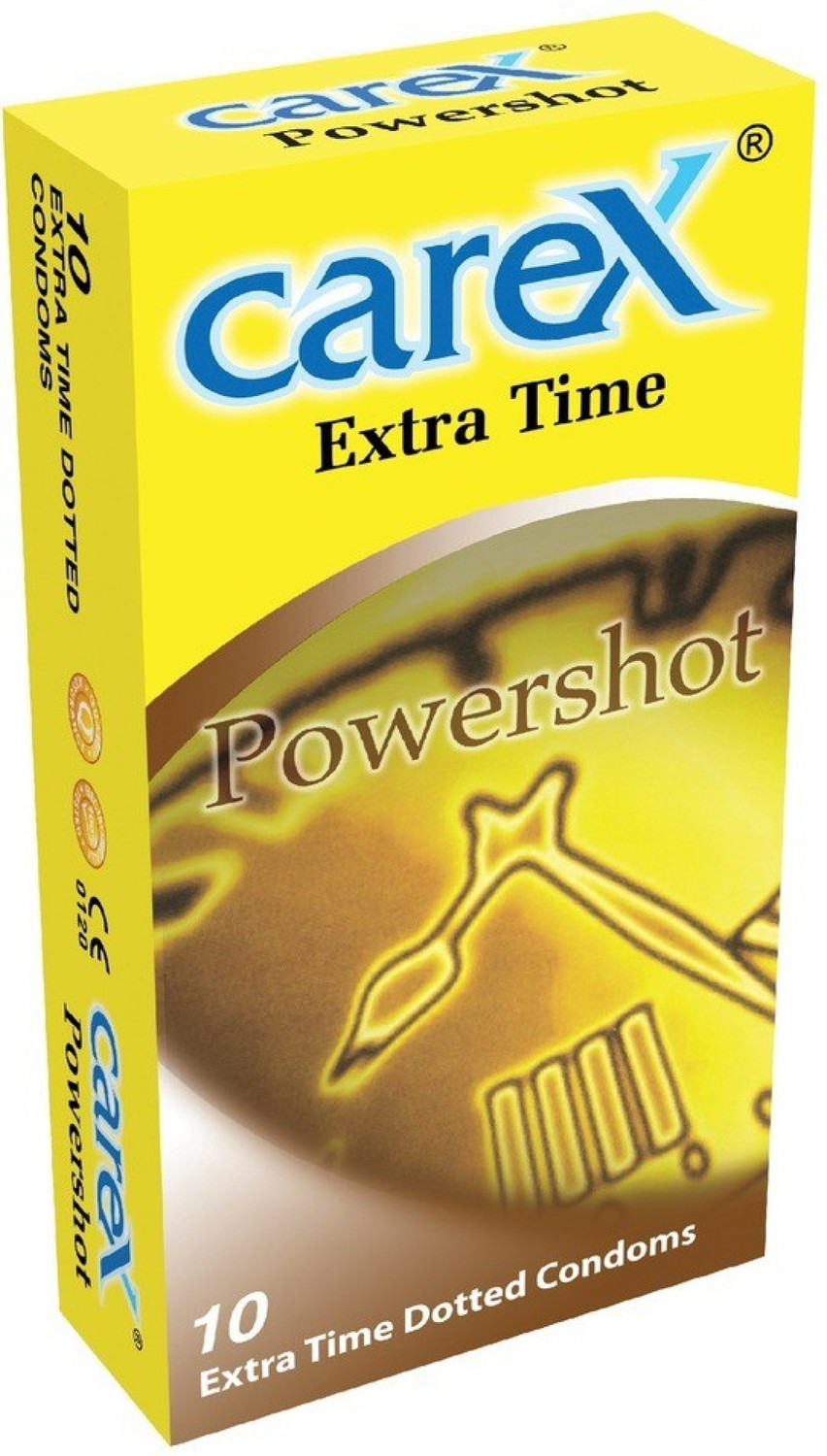 Image of CAREX Powershot 10 Extra Time Dotted Condom Condom