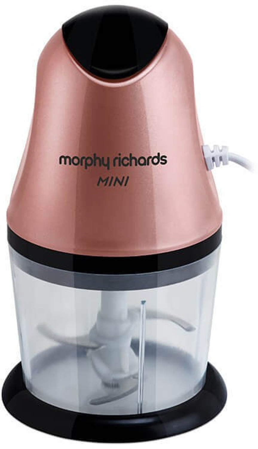Image of Morphy Richards Mini Chopper Rose Gold Vegetable Chopper