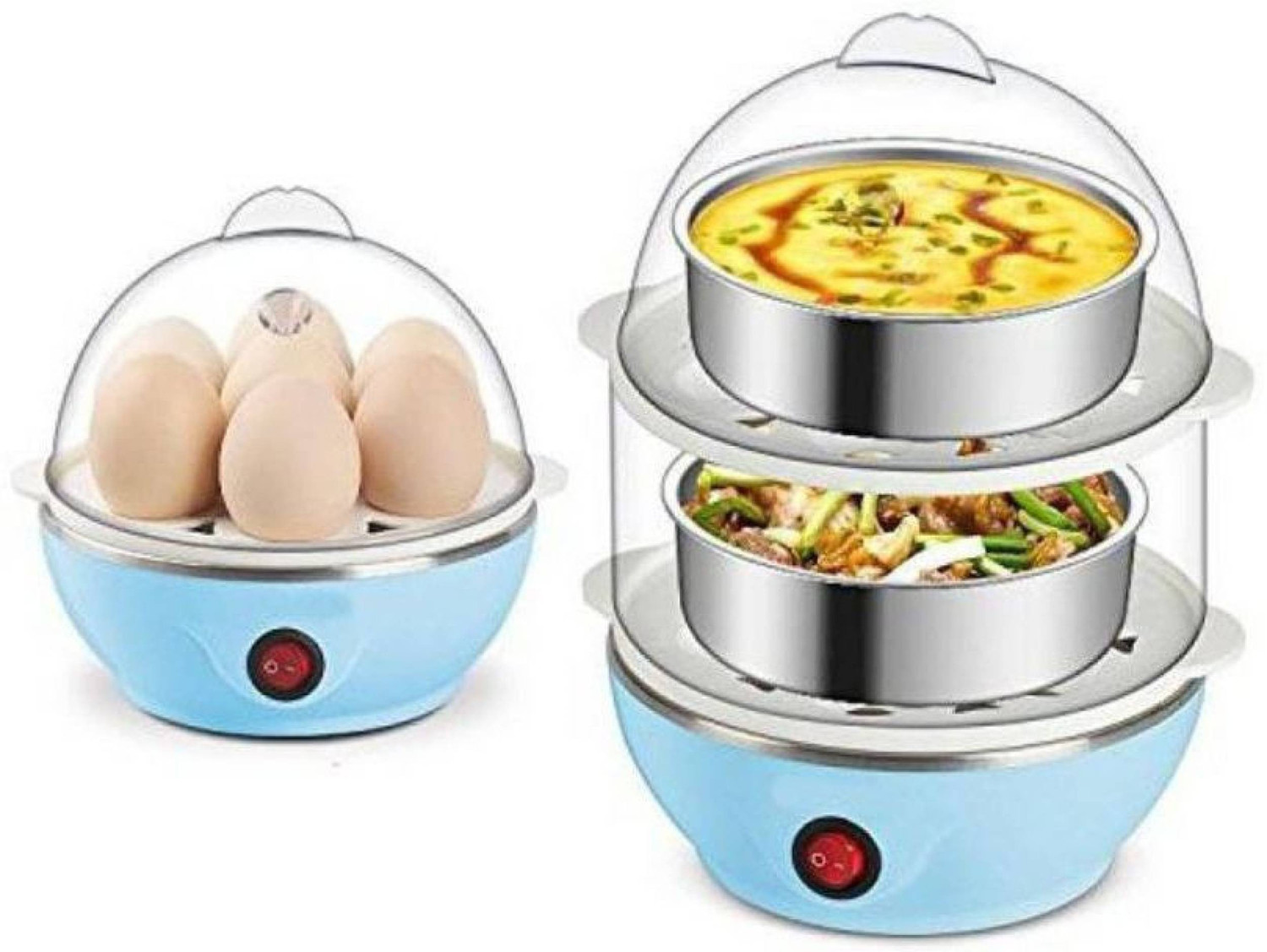 Image of RTAD Double Layer Electric Egg Boiler, Cooker, Poacher and Milk Boiler egg cooker Double Layer Egg Cooker (14 Eggs) egg cooker Double Layer Egg Cooker (14 Eggs) Egg Cooker Egg Cooker