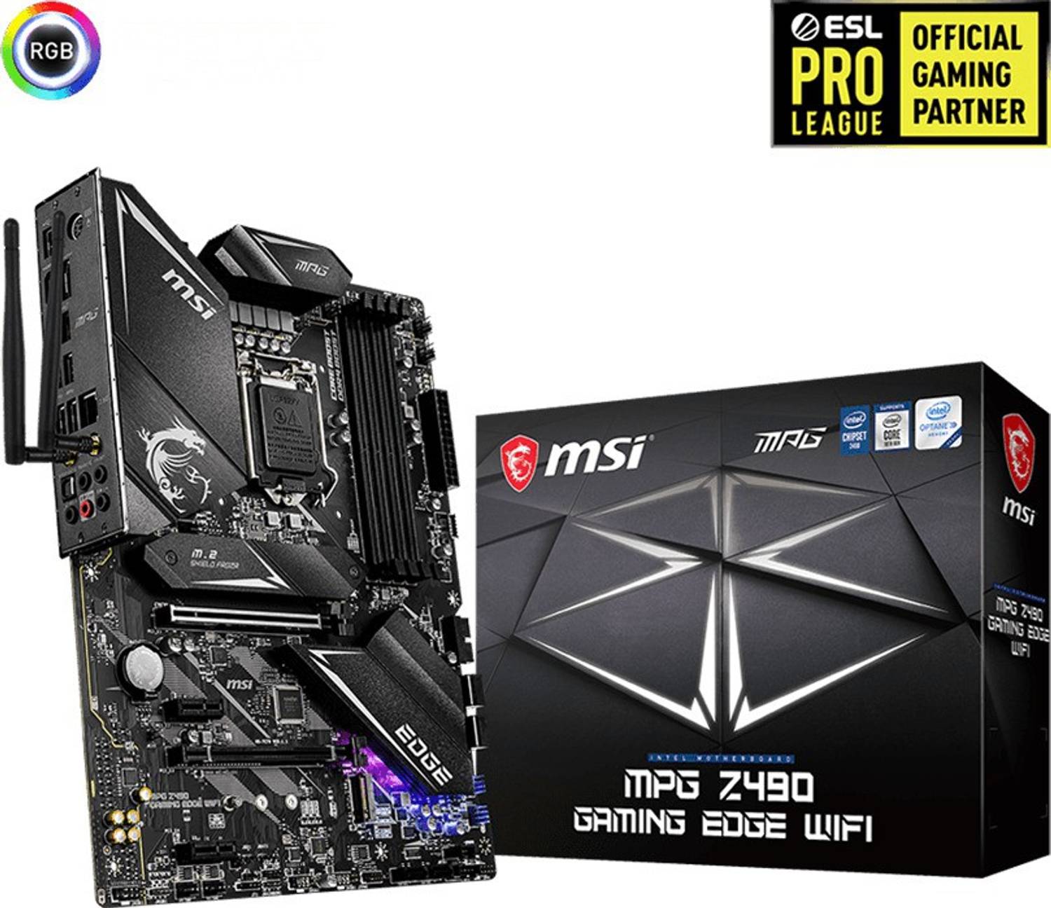 MSI MPG Z490 GAMING EDGE WIFI ATX LGA 1200 Gaming LGA 1200Socket