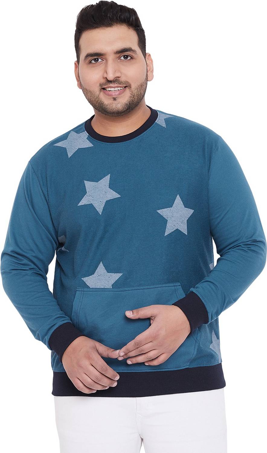 bigbanana Full Sleeve Printed Men Sweatshirt