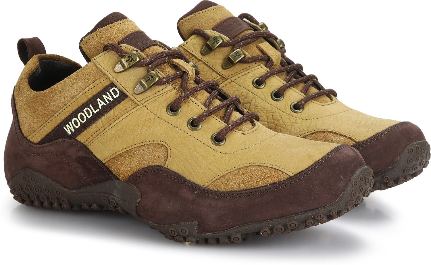 Image of WOODLAND Lace Up Lightweight Breathable Comfortable Daily Use Casuals For Men