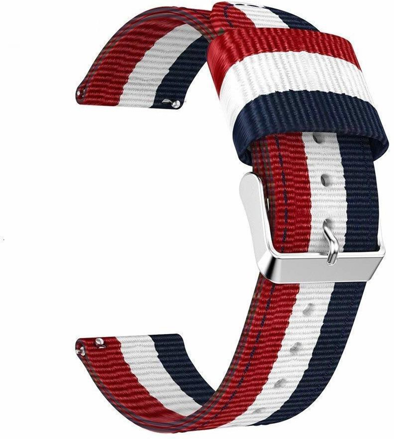 Image of MobilePlanet 2 inch Woven Nylon Loop Band with Adjustable Closure Wrist Strap for iWatch 42mm /44mm, Compatible with Watch Series 1 /2 /3 /4 /5 /6 T 42 /44mm Smart Watch Strap (2 in 1`band) Smart Band Strap