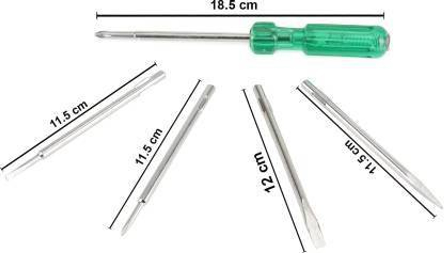 Image of TAPARIA C802 /802 Combination Screwdriver Set (Pack of 5) Combination Screwdriver Set