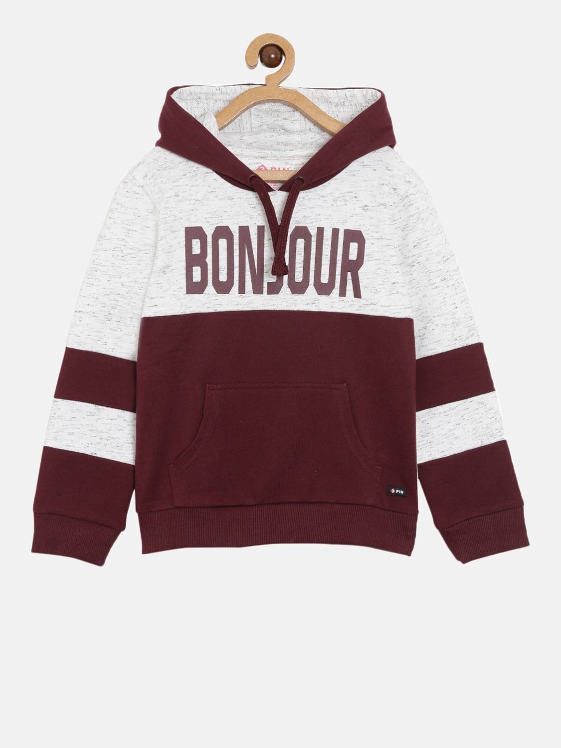 3Pin Full Sleeve Solid Boys Sweatshirt