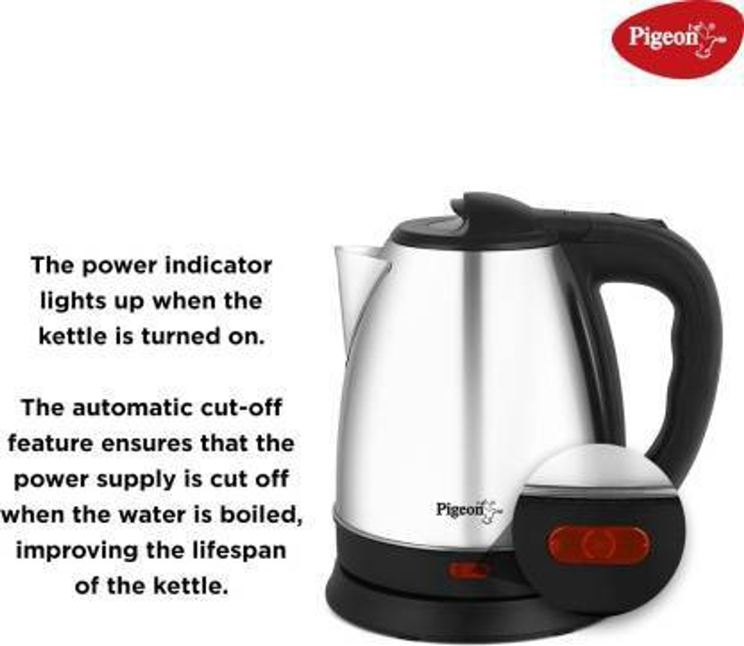Image of Pigeon p.igeon electric kettle 1.5 Electric Kettle
