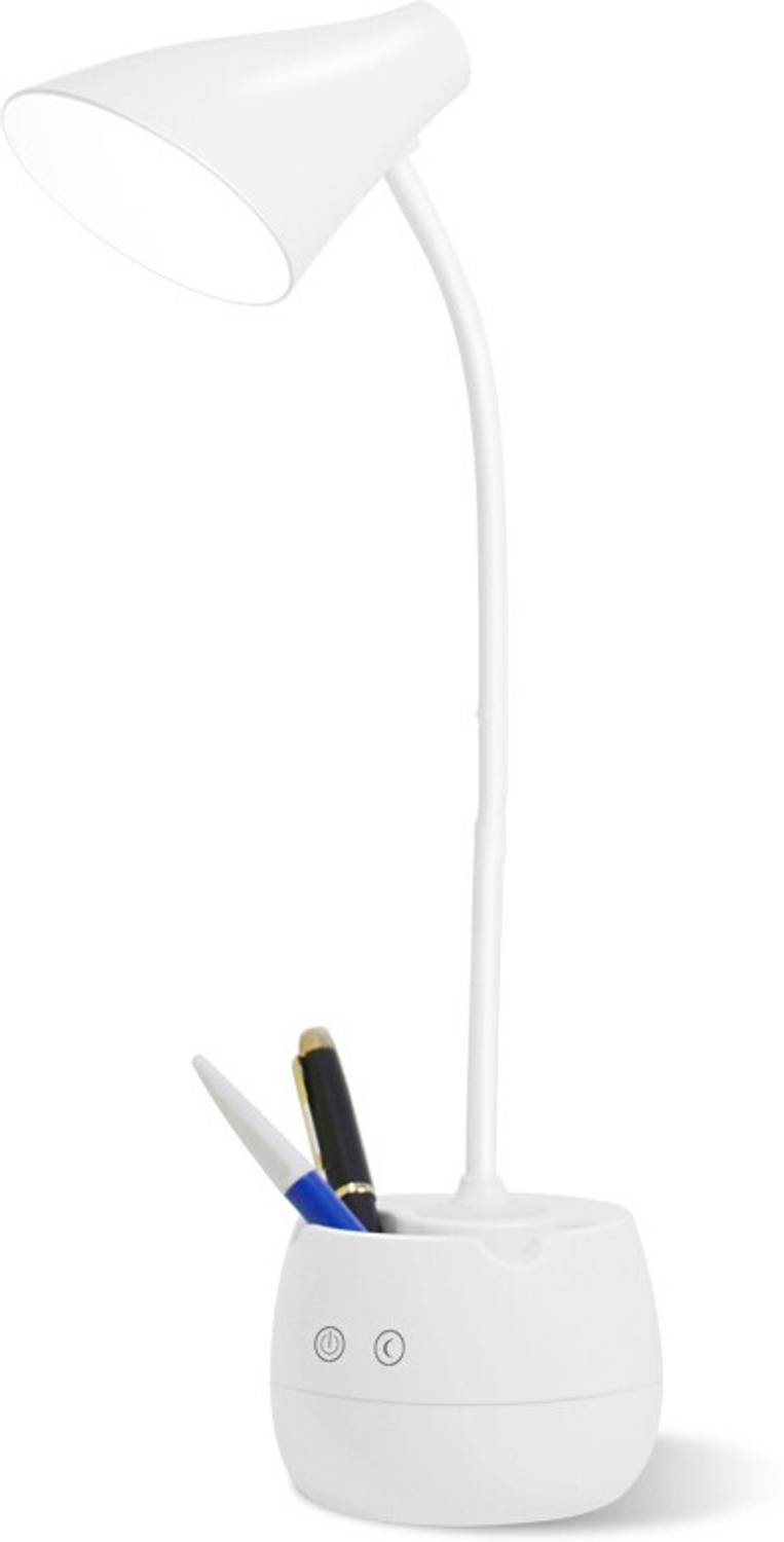 FIRSTLIKE Long Arm Study Desk Light with 3 Shades Touch Control S