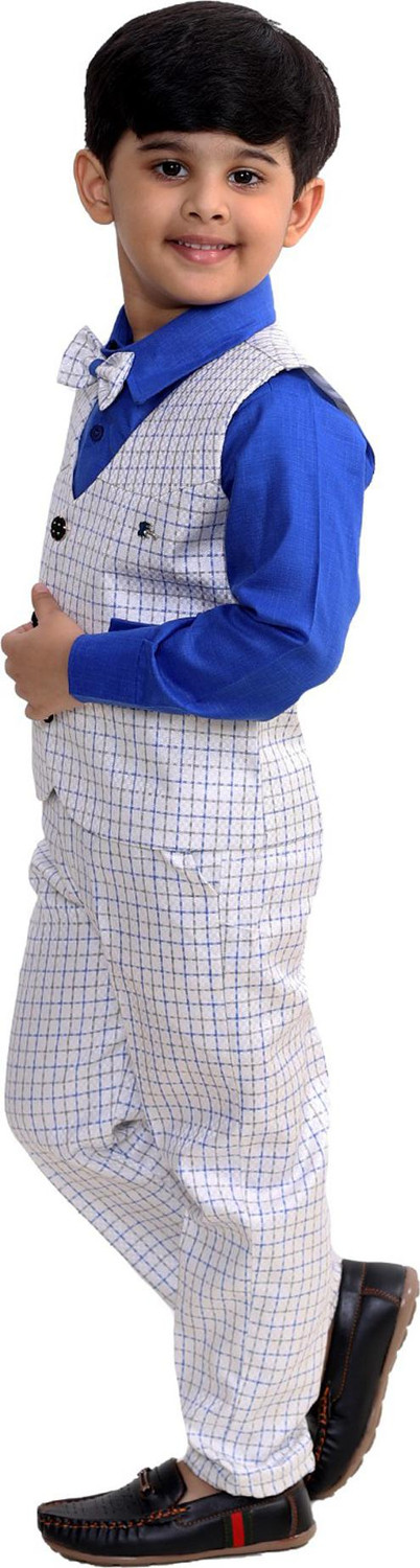 Image of Fourfolds Boys Party(Festive) Dress Shirt, Trouser, Waistcoat
