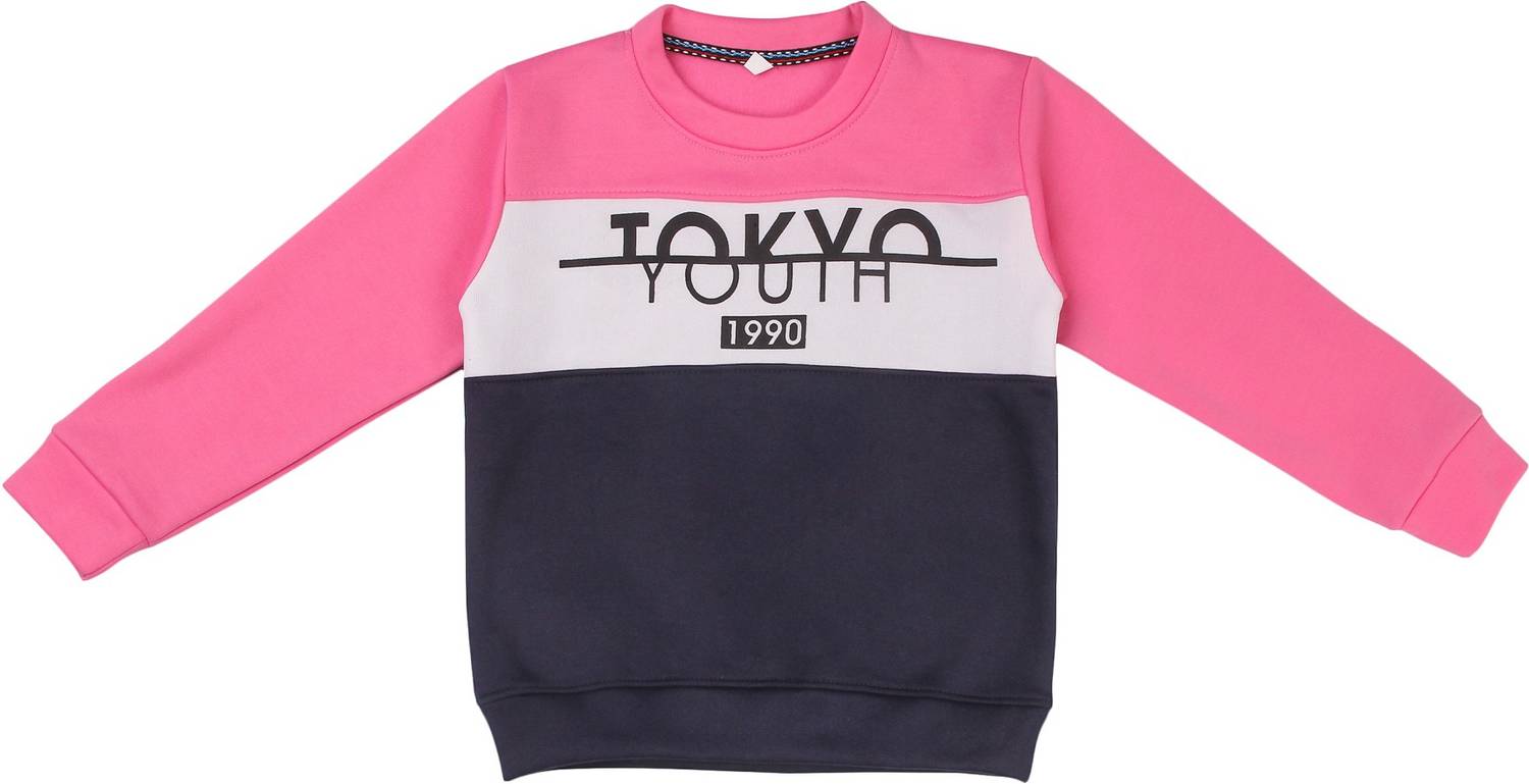 ANIXA Full Sleeve Color Block Boys & Girls Sweatshirt