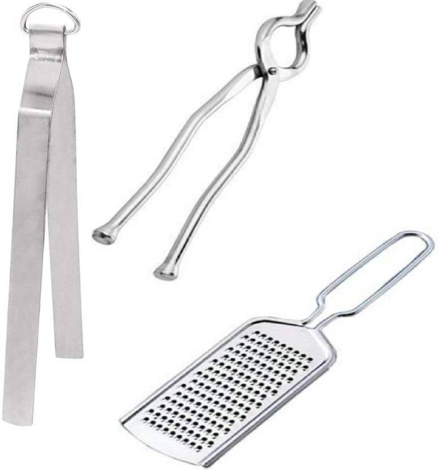 A2SK - Tong, Grater, Chimta\Sandsi Kitchen Tool Set