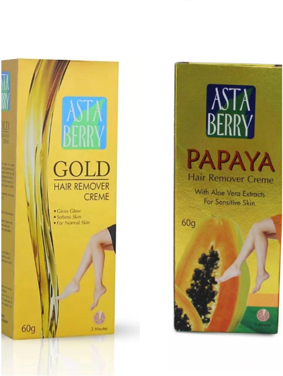 ASTABERRY PAPAYA Hair Removal Creme 120gm