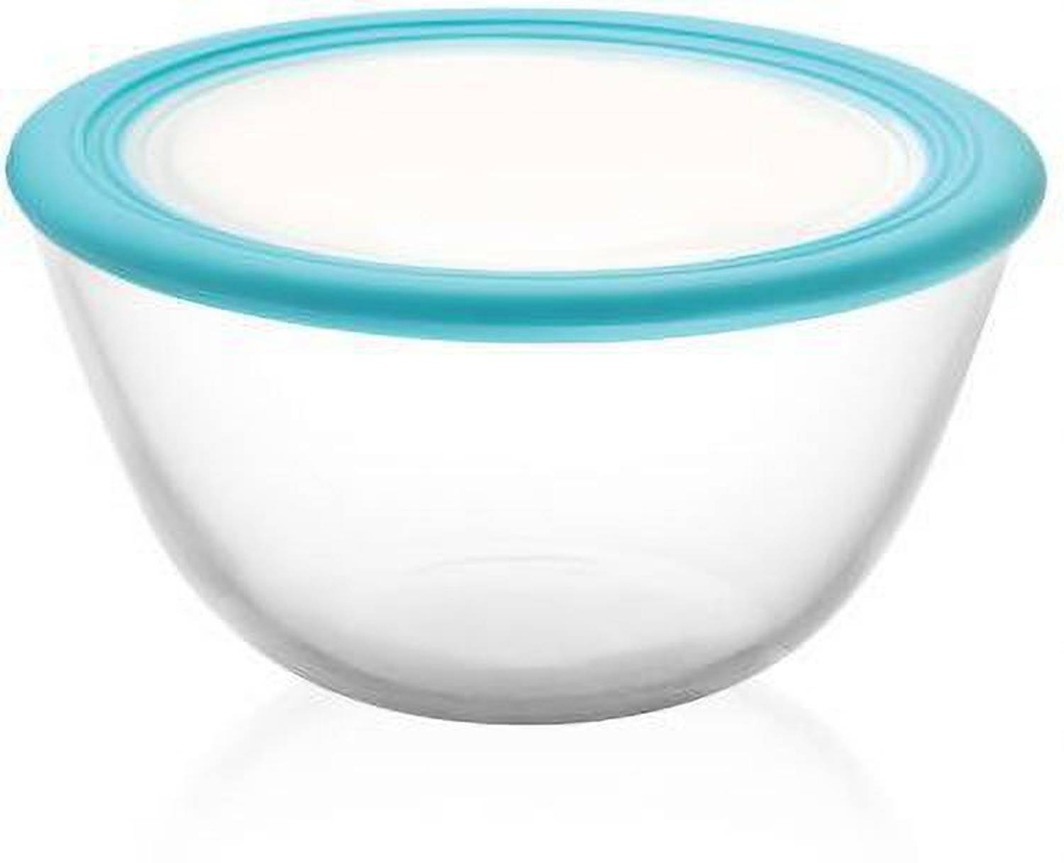 cello Borosilicate Glass Mixing Bowl Ornella 500ml with Premium Lid Toughened
