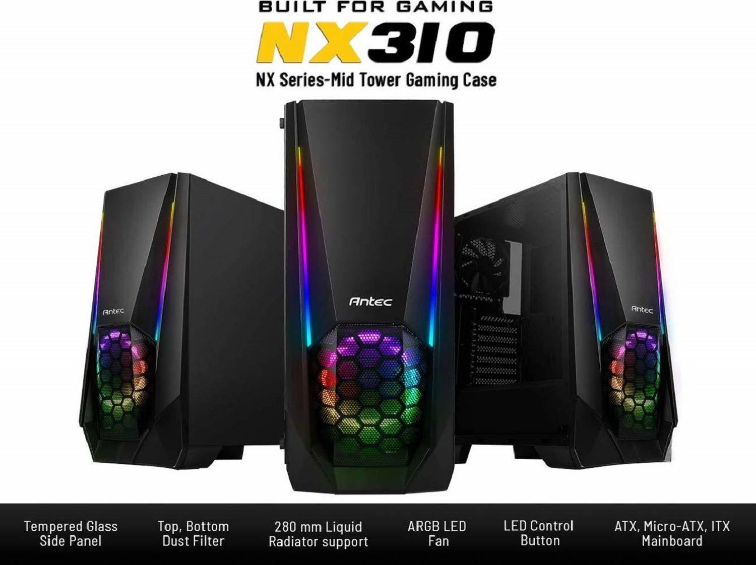 Antec Ryzen 7 2700, 240 GB SSD Gaming PC Ryzen 7 2700 (16 RAM