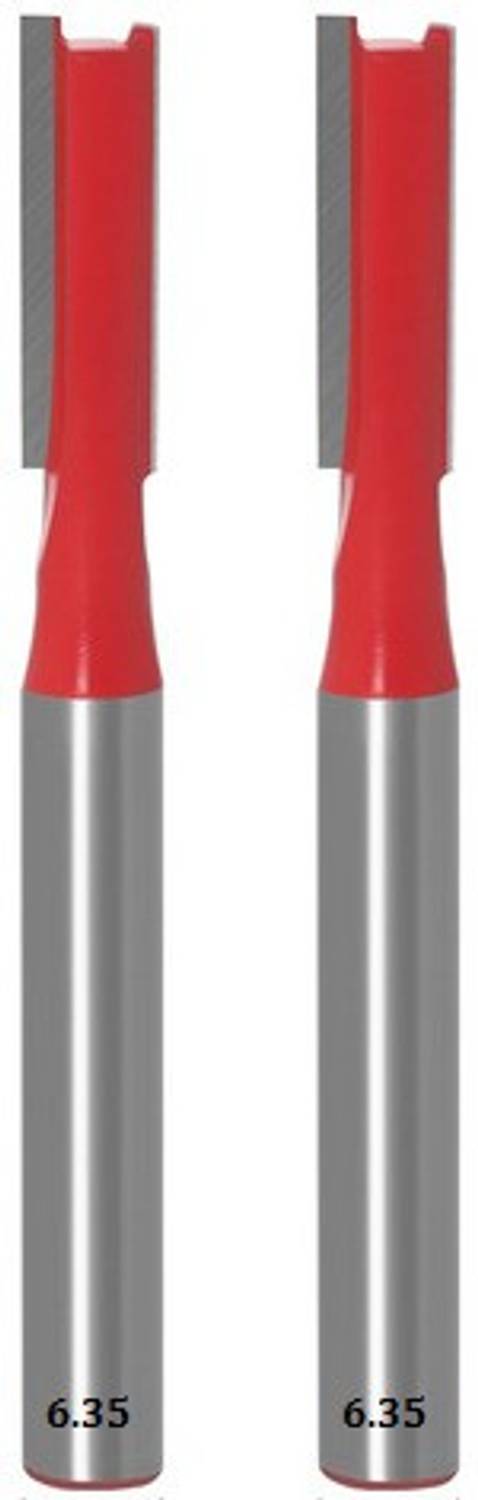 ALPHABET 6.35 MM SHANK TS-10 ( CUT SIZE 6 X 20 MM) STRAIGHT ROUTER BIT Rotary Bit Set