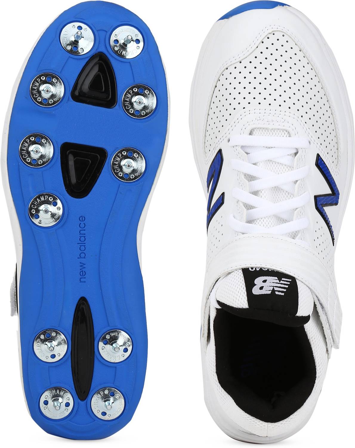 New Balance 4040 Men's White Cricket Shoes - Image 4