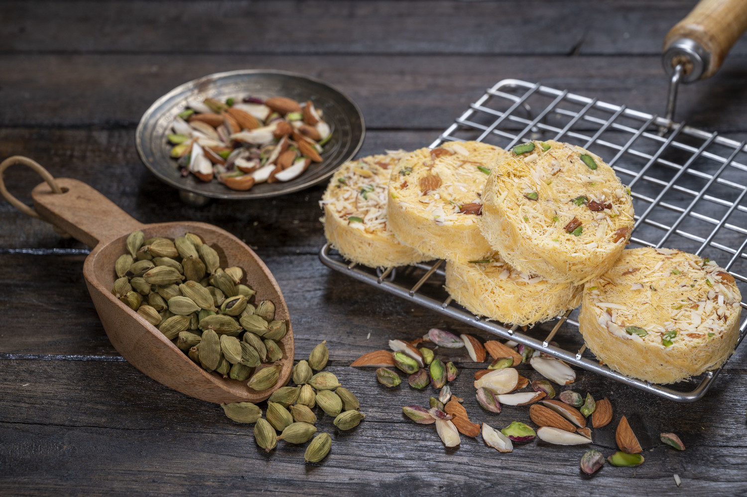 Image of Bhagat's Heera Sweets SonRolls Rose Flavoured Mithai