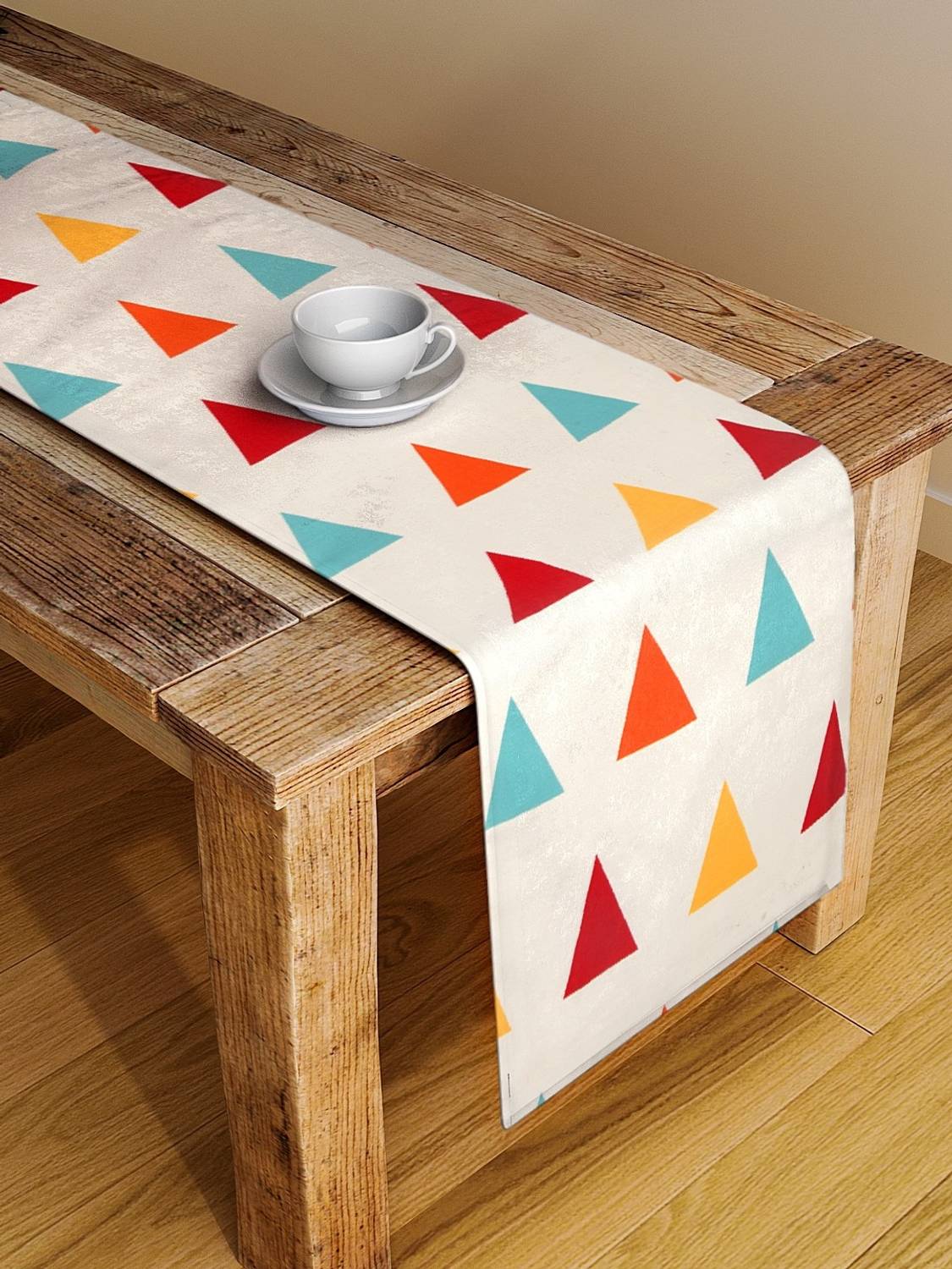 Alina decor Yellow 147 cm Table Runner