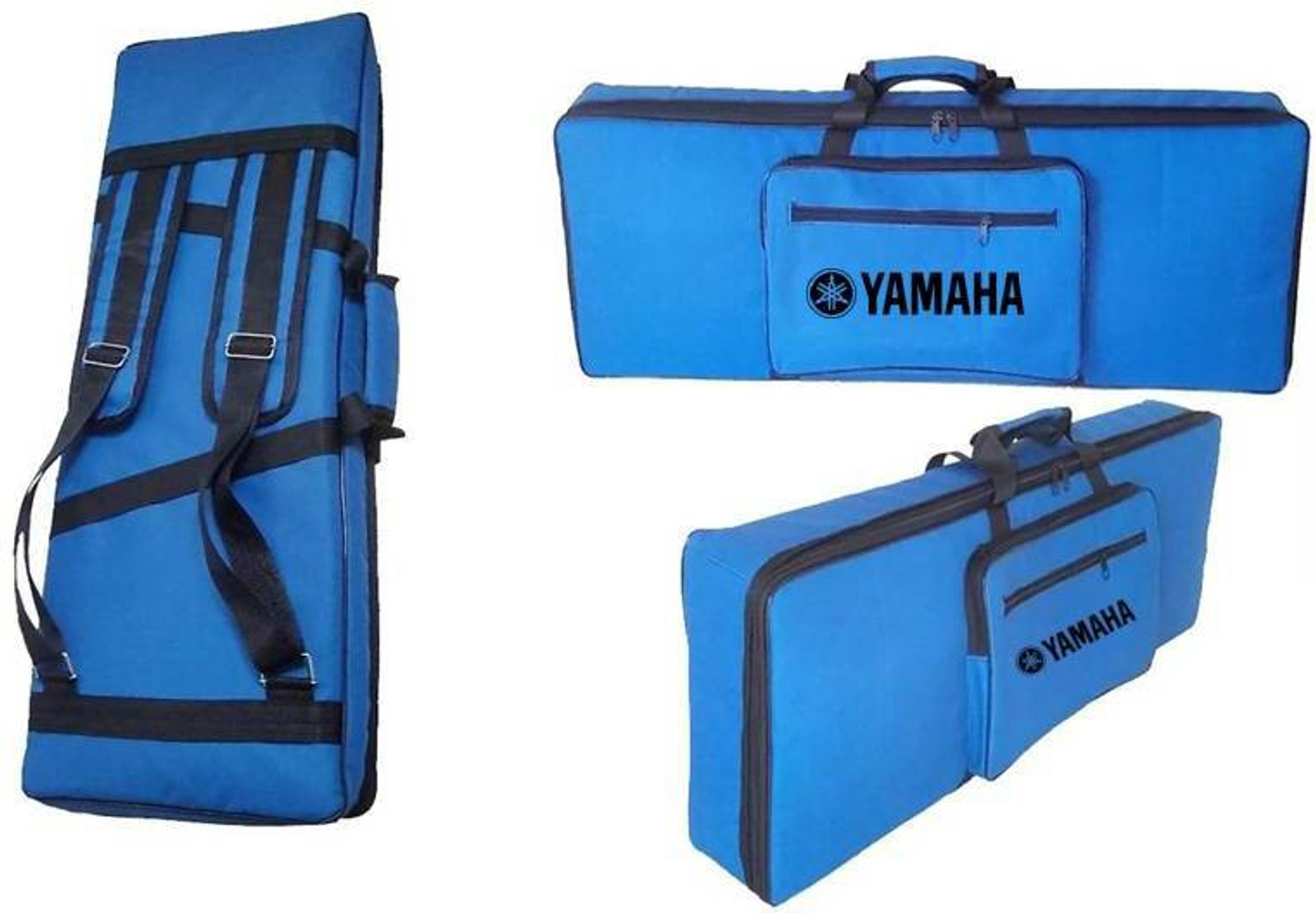 Image of DevSports Best Premium Keyboard /Piano Bags for 61-Keys Size Attractive Color and two front Zip pocket Keyboard Bag Keyboard Bag
